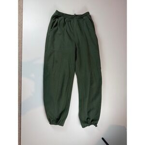 Abercrombie & Fitch Green Joggers Elastic Toggle Waist Sweatpants Women Small